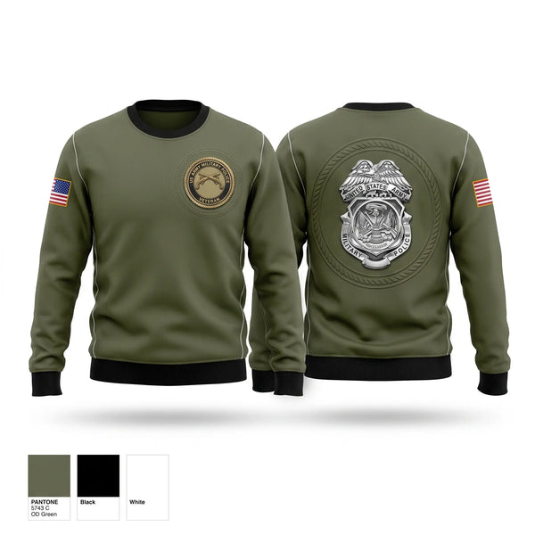 Crew Neck Sweatshirt, 373rd Military Police Det, Army, Teamtime, Team time, sublimation, custom sports apparel, team uniforms, spirit wear, spiritwear, sports uniforms, custom shirts, team store, custom team store, fundraiser sports, apparel fundraiser