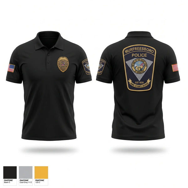 Short Sleeve Performance Polo, Murfreesboro Police Department U.A.S. Team, Police, Teamtime, Team time, sublimation, custom sports apparel, team uniforms, spirit wear, spiritwear, sports uniforms, custom shirts, team store, custom team store, fundraiser sports, apparel fundraiser