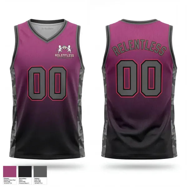 Mens Basketball Jersey, Relentless Basketball Club, Men's Basketball, Teamtime, Team time, sublimation, custom sports apparel, team uniforms, spirit wear, spiritwear, sports uniforms, custom shirts, team store, custom team store, fundraiser sports, apparel fundraiser