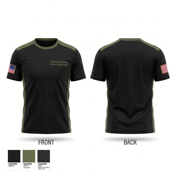 Short Sleeve Performance Shirt, Blendon Township Police Department, Police, Teamtime, Team time, sublimation, custom sports apparel, team uniforms, spirit wear, spiritwear, sports uniforms, custom shirts, team store, custom team store, fundraiser sports, apparel fundraiser