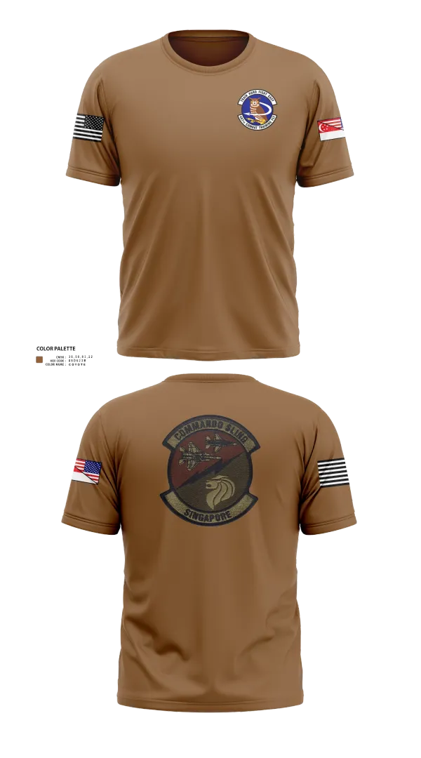 Old School Cotton Feel Shirt, 497 COMBAT TRAINING FLIGHT, Air Force, Teamtime, Team time, sublimation, custom sports apparel, team uniforms, spirit wear, spiritwear, sports uniforms, custom shirts, team store, custom team store, fundraiser sports, apparel fundraiser