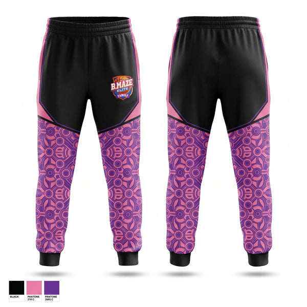 Sweatpants, B Maze Family Elite, Women's Basketball, Teamtime, Team time, sublimation, custom sports apparel, team uniforms, spirit wear, spiritwear, sports uniforms, custom shirts, team store, custom team store, fundraiser sports, apparel fundraiser