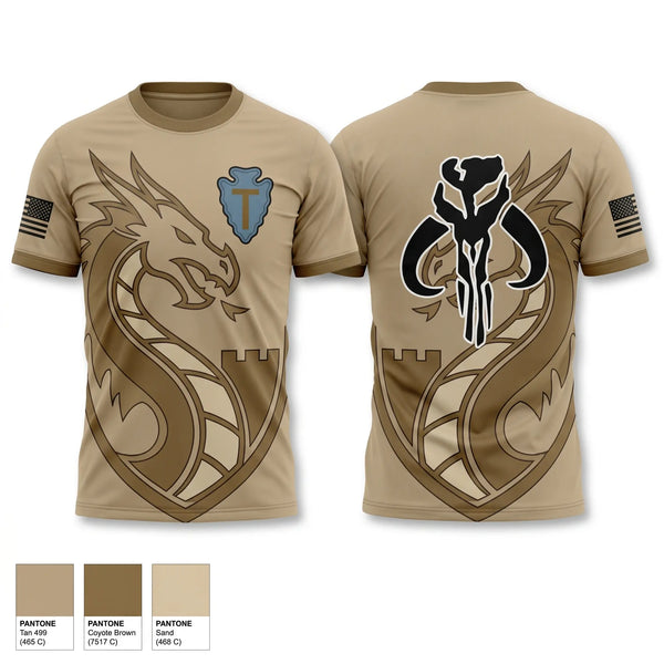 Old School Cotton Feel Shirt, A Co 172 BEB, National Guard, Teamtime, Team time, sublimation, custom sports apparel, team uniforms, spirit wear, spiritwear, sports uniforms, custom shirts, team store, custom team store, fundraiser sports, apparel fundraiser
