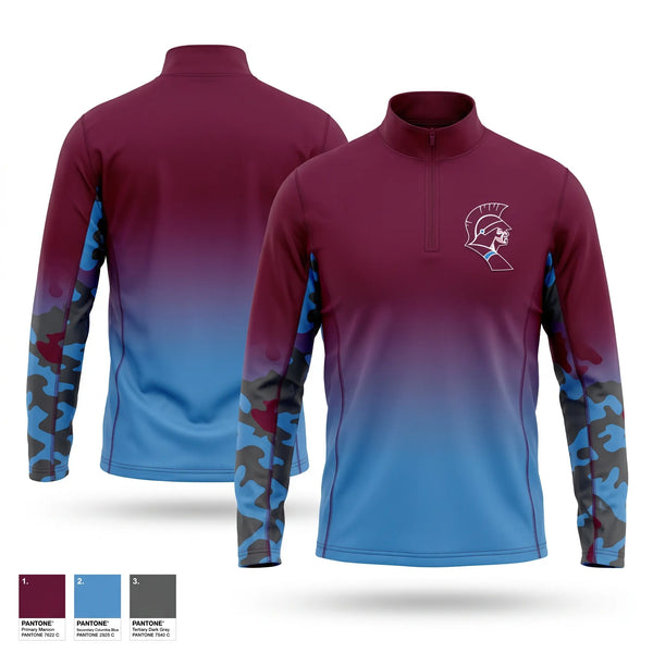 Quarter Zip Jacket, Saint Joseph-Ogden High School Soccer, Men's Soccer, Teamtime, Team time, sublimation, custom sports apparel, team uniforms, spirit wear, spiritwear, sports uniforms, custom shirts, team store, custom team store, fundraiser sports, apparel fundraiser