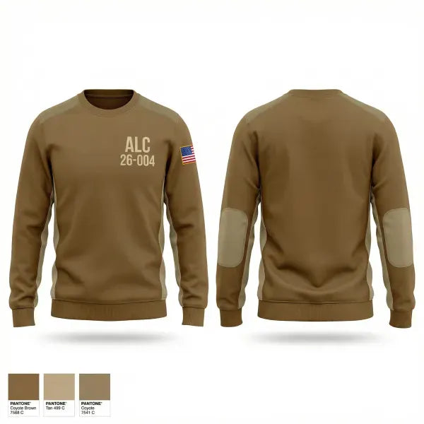 Crew Neck Sweatshirt, ALC 26-004, Army, Teamtime, Team time, sublimation, custom sports apparel, team uniforms, spirit wear, spiritwear, sports uniforms, custom shirts, team store, custom team store, fundraiser sports, apparel fundraiser