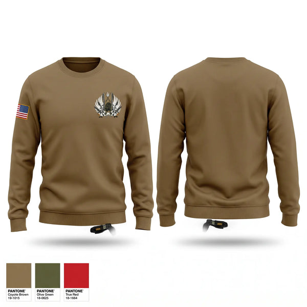 Crew Neck Sweatshirt, 110 SFS, National Guard, Teamtime, Team time, sublimation, custom sports apparel, team uniforms, spirit wear, spiritwear, sports uniforms, custom shirts, team store, custom team store, fundraiser sports, apparel fundraiser