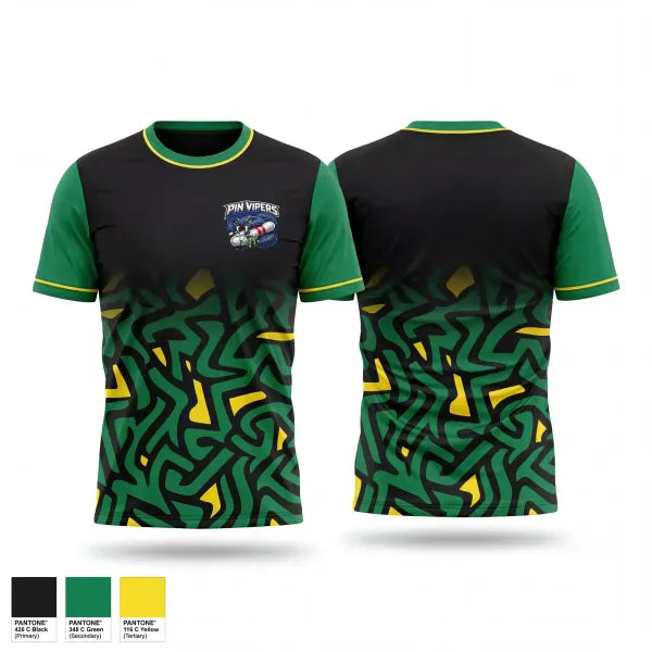 Short Sleeve Performance Shirt, Pin vipersPinvipers, Bowling, Teamtime, Team time, sublimation, custom sports apparel, team uniforms, spirit wear, spiritwear, sports uniforms, custom shirts, team store, custom team store, fundraiser sports, apparel fundraiser