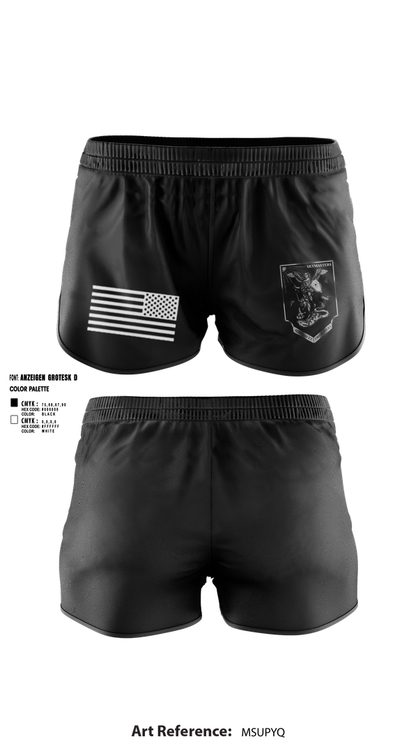 Ranger Panties, 1-222 Aviaition Regiment, Army, Teamtime, Team time, sublimation, custom sports apparel, team uniforms, spirit wear, spiritwear, sports uniforms, custom shirts, team store, custom team store, fundraiser sports, apparel fundraiser