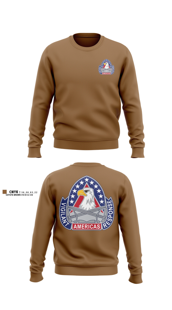 Crew Neck Sweatshirt, 410th Contracting Support Brigade, Army, Teamtime, Team time, sublimation, custom sports apparel, team uniforms, spirit wear, spiritwear, sports uniforms, custom shirts, team store, custom team store, fundraiser sports, apparel fundraiser
