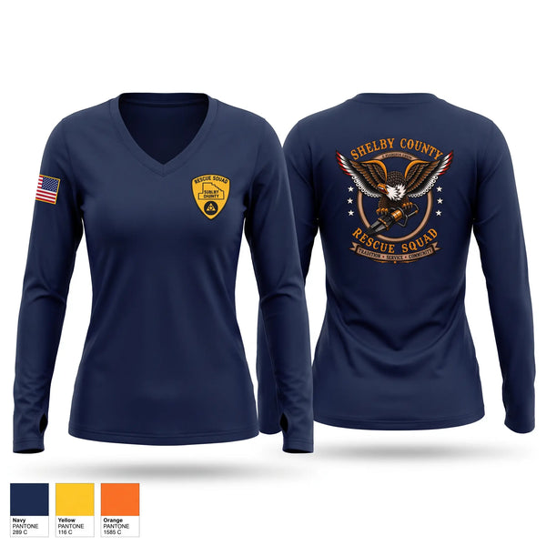 Old School Cotton Feel Shirt, Shelby County Rescue Squad, Fire Department, Teamtime, Team time, sublimation, custom sports apparel, team uniforms, spirit wear, spiritwear, sports uniforms, custom shirts, team store, custom team store, fundraiser sports, apparel fundraiser