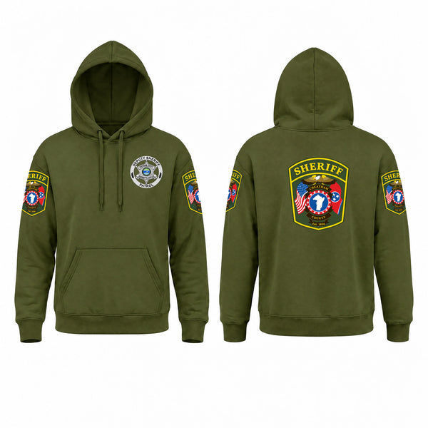Hoodie, CHEATHAM COUNTY SHERIFF'S OFFICE, Police, Teamtime, Team time, sublimation, custom sports apparel, team uniforms, spirit wear, spiritwear, sports uniforms, custom shirts, team store, custom team store, fundraiser sports, apparel fundraiser