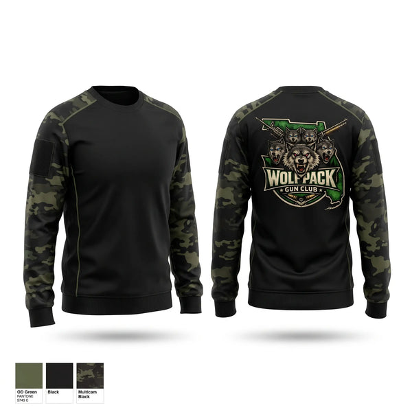 Crew Neck Sweatshirt, The Wolfpack Gun Club, , Teamtime, Team time, sublimation, custom sports apparel, team uniforms, spirit wear, spiritwear, sports uniforms, custom shirts, team store, custom team store, fundraiser sports, apparel fundraiser