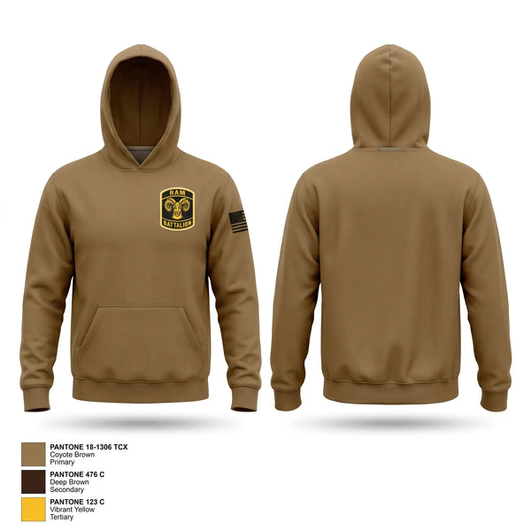 Hoodie, Ram battalion, Army, Teamtime, Team time, sublimation, custom sports apparel, team uniforms, spirit wear, spiritwear, sports uniforms, custom shirts, team store, custom team store, fundraiser sports, apparel fundraiser