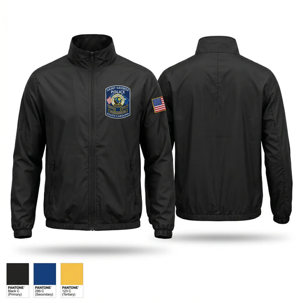 Windbreaker, St. George police dept, Police, Teamtime, Team time, sublimation, custom sports apparel, team uniforms, spirit wear, spiritwear, sports uniforms, custom shirts, team store, custom team store, fundraiser sports, apparel fundraiser