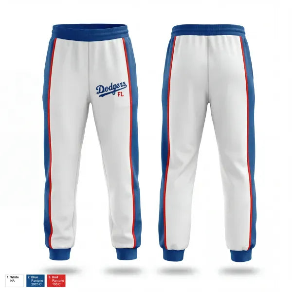 Sweatpants, FL Dodgers 13U, Baseball, Teamtime, Team time, sublimation, custom sports apparel, team uniforms, spirit wear, spiritwear, sports uniforms, custom shirts, team store, custom team store, fundraiser sports, apparel fundraiser