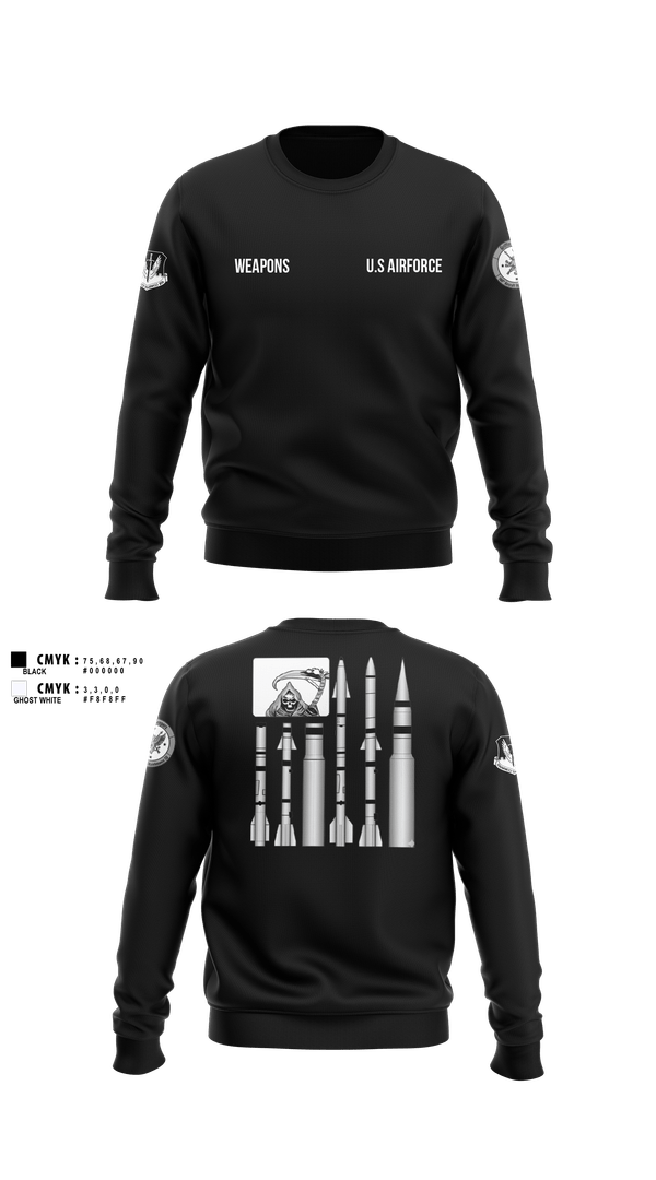 Crew Neck Sweatshirt, 144 FW, National Guard, Teamtime, Team time, sublimation, custom sports apparel, team uniforms, spirit wear, spiritwear, sports uniforms, custom shirts, team store, custom team store, fundraiser sports, apparel fundraiser
