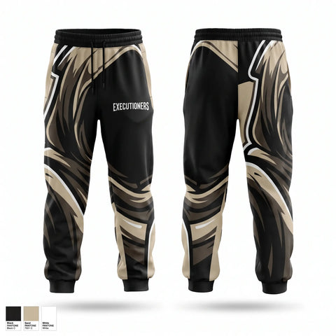 Sweatpants, Executioners, Men's Soccer, Teamtime, Team time, sublimation, custom sports apparel, team uniforms, spirit wear, spiritwear, sports uniforms, custom shirts, team store, custom team store, fundraiser sports, apparel fundraiser
