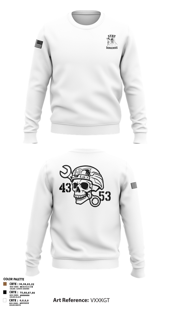 Crew Neck Sweatshirt, 4-3 AHB, , Teamtime, Team time, sublimation, custom sports apparel, team uniforms, spirit wear, spiritwear, sports uniforms, custom shirts, team store, custom team store, fundraiser sports, apparel fundraiser