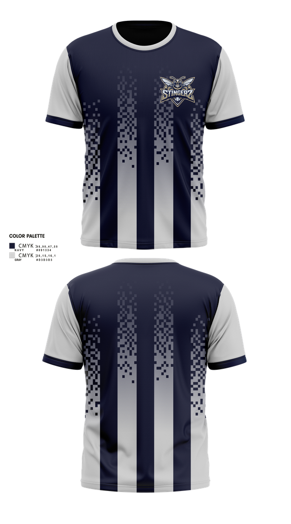 Short Sleeve Performance Shirt, STINGERZ, Baseball, Teamtime, Team time, sublimation, custom sports apparel, team uniforms, spirit wear, spiritwear, sports uniforms, custom shirts, team store, custom team store, fundraiser sports, apparel fundraiser