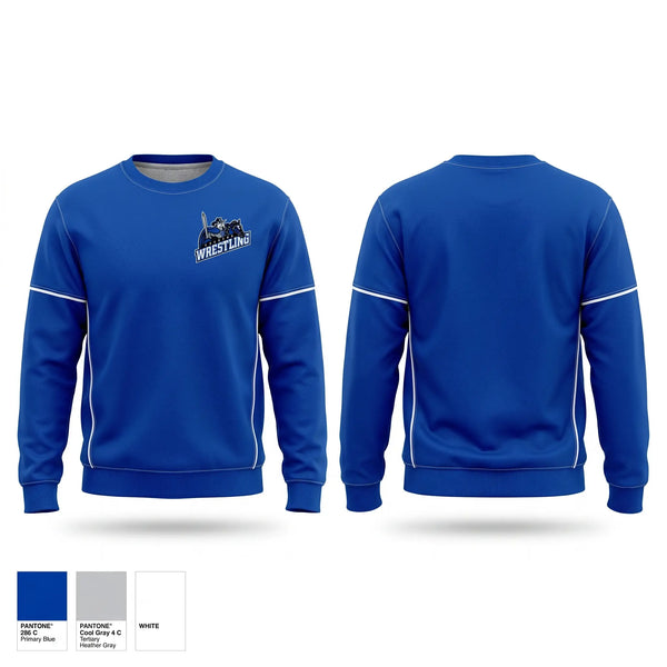 Crew Neck Sweatshirt, Trinity High School Wrestling, Wrestling, Teamtime, Team time, sublimation, custom sports apparel, team uniforms, spirit wear, spiritwear, sports uniforms, custom shirts, team store, custom team store, fundraiser sports, apparel fundraiser