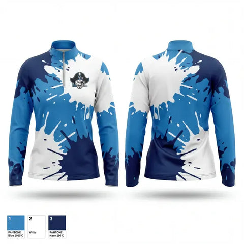 Quarter Zip Jacket, Burrell, Baseball, Teamtime, Team time, sublimation, custom sports apparel, team uniforms, spirit wear, spiritwear, sports uniforms, custom shirts, team store, custom team store, fundraiser sports, apparel fundraiser