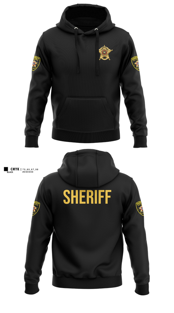 Hoodie, San Jacinto County Sheriff's Office, Police, Teamtime, Team time, sublimation, custom sports apparel, team uniforms, spirit wear, spiritwear, sports uniforms, custom shirts, team store, custom team store, fundraiser sports, apparel fundraiser