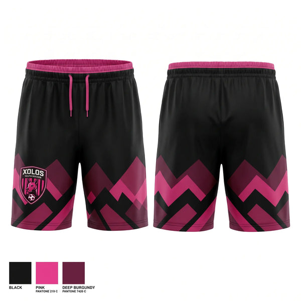 Athletic Shorts With Pockets, Xolos, Men's Soccer, Teamtime, Team time, sublimation, custom sports apparel, team uniforms, spirit wear, spiritwear, sports uniforms, custom shirts, team store, custom team store, fundraiser sports, apparel fundraiser