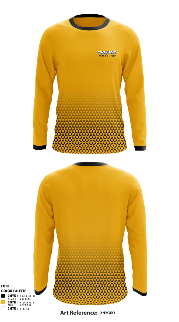 Long Sleeve Performance Shirt, Trojans, Track & Field, Teamtime, Team time, sublimation, custom sports apparel, team uniforms, spirit wear, spiritwear, sports uniforms, custom shirts, team store, custom team store, fundraiser sports, apparel fundraiser