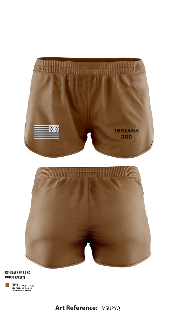 Ranger Panties, Indiana JOC, National Guard, Teamtime, Team time, sublimation, custom sports apparel, team uniforms, spirit wear, spiritwear, sports uniforms, custom shirts, team store, custom team store, fundraiser sports, apparel fundraiser