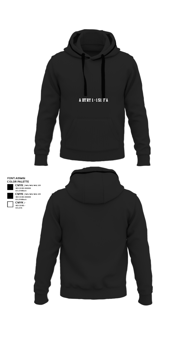 Hoodie, A BTRY 1-151 FA, National Guard, Teamtime, Team time, sublimation, custom sports apparel, team uniforms, spirit wear, spiritwear, sports uniforms, custom shirts, team store, custom team store, fundraiser sports, apparel fundraiser
