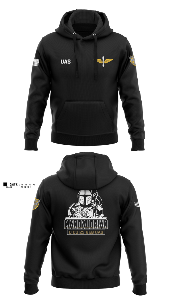 Hoodie, 23rd BEB UAS, Army, Teamtime, Team time, sublimation, custom sports apparel, team uniforms, spirit wear, spiritwear, sports uniforms, custom shirts, team store, custom team store, fundraiser sports, apparel fundraiser