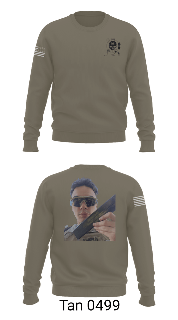 Crew Neck Sweatshirt, 374TH CECI, Army, Teamtime, Team time, sublimation, custom sports apparel, team uniforms, spirit wear, spiritwear, sports uniforms, custom shirts, team store, custom team store, fundraiser sports, apparel fundraiser