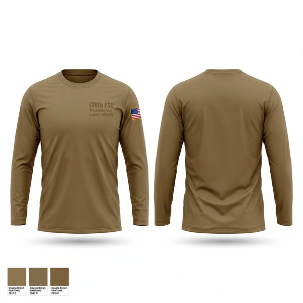 Long Sleeve Performance Shirt, 120th FSC, National Guard, Teamtime, Team time, sublimation, custom sports apparel, team uniforms, spirit wear, spiritwear, sports uniforms, custom shirts, team store, custom team store, fundraiser sports, apparel fundraiser