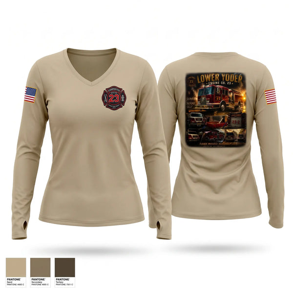 Old School Cotton Feel Shirt, Lower Yoder fire, Fire Department, Teamtime, Team time, sublimation, custom sports apparel, team uniforms, spirit wear, spiritwear, sports uniforms, custom shirts, team store, custom team store, fundraiser sports, apparel fundraiser