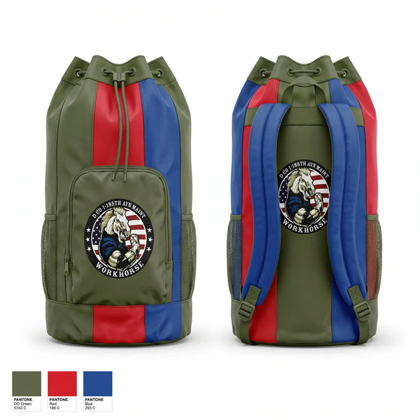 Gear Bag, D Co. 1-185th, Army, Teamtime, Team time, sublimation, custom sports apparel, team uniforms, spirit wear, spiritwear, sports uniforms, custom shirts, team store, custom team store, fundraiser sports, apparel fundraiser