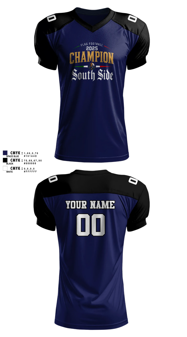 Football Jersey, South, , Teamtime, Team time, sublimation, custom sports apparel, team uniforms, spirit wear, spiritwear, sports uniforms, custom shirts, team store, custom team store, fundraiser sports, apparel fundraiser