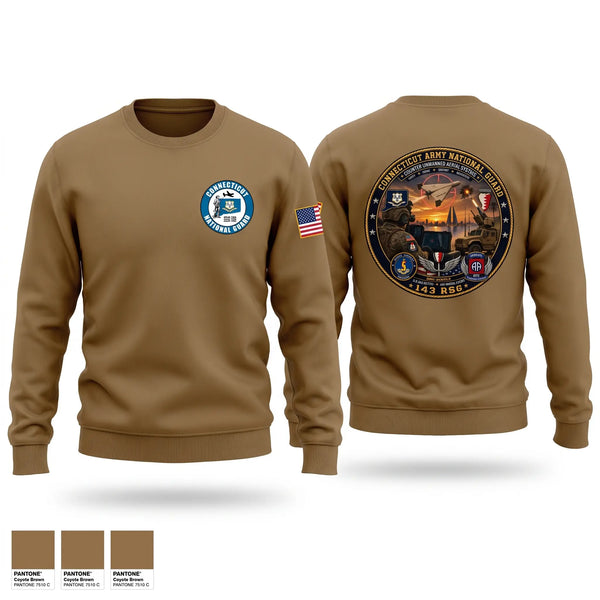 Crew Neck Sweatshirt, 143rd RSG, Army, Teamtime, Team time, sublimation, custom sports apparel, team uniforms, spirit wear, spiritwear, sports uniforms, custom shirts, team store, custom team store, fundraiser sports, apparel fundraiser