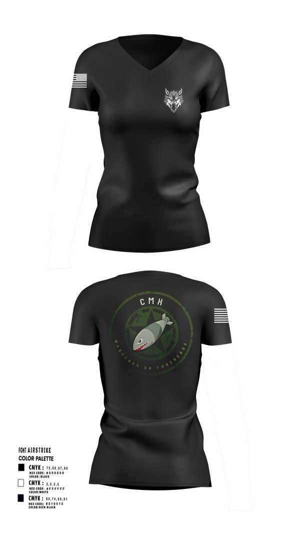Womens Short Sleeve Vneck Shirt, CMX, , Teamtime, Team time, sublimation, custom sports apparel, team uniforms, spirit wear, spiritwear, sports uniforms, custom shirts, team store, custom team store, fundraiser sports, apparel fundraiser