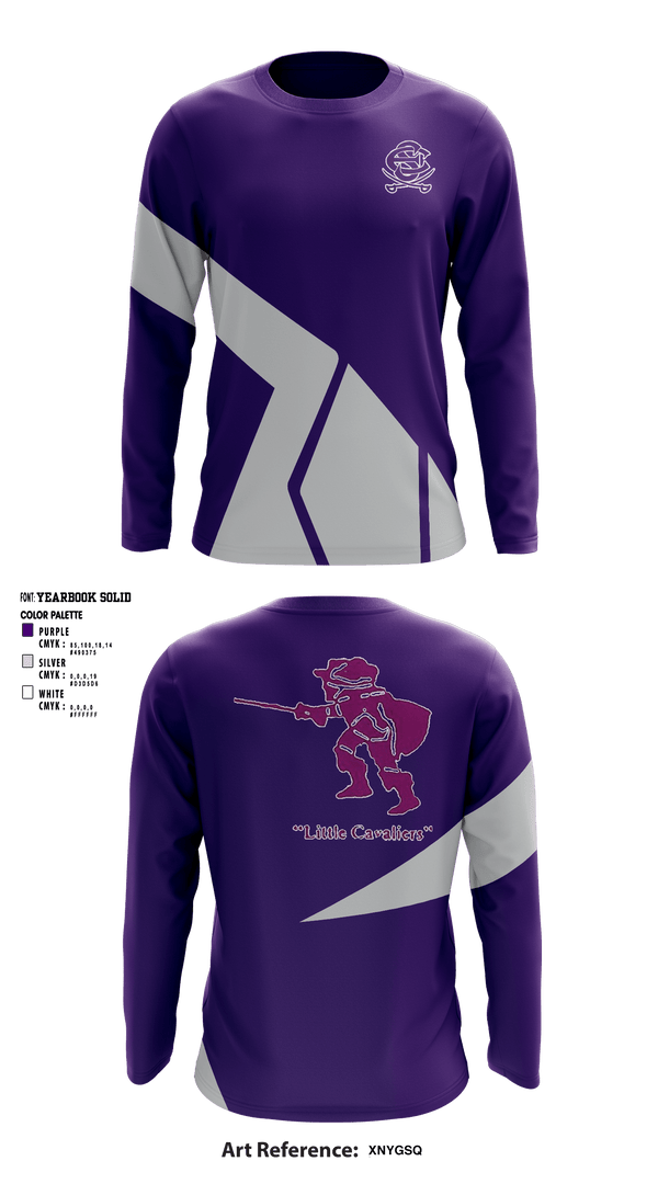 Long Sleeve Performance Shirt, East Stroudsburg Cavaliers, Football, Teamtime, Team time, sublimation, custom sports apparel, team uniforms, spirit wear, spiritwear, sports uniforms, custom shirts, team store, custom team store, fundraiser sports, apparel fundraiser