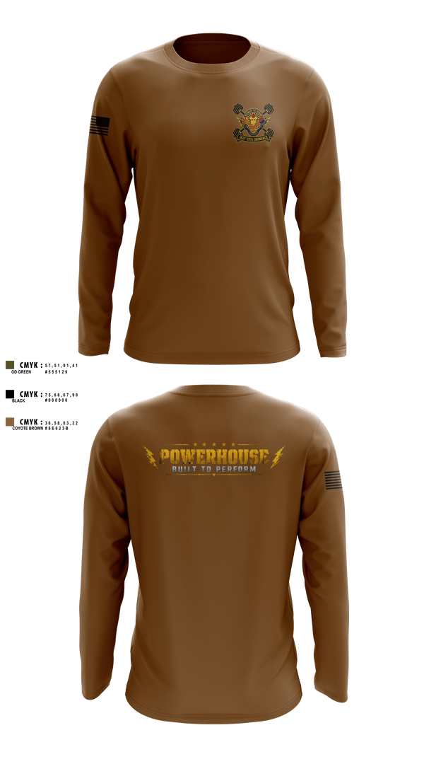 Long Sleeve Performance Shirt, 59th ORD BDE, Army, Teamtime, Team time, sublimation, custom sports apparel, team uniforms, spirit wear, spiritwear, sports uniforms, custom shirts, team store, custom team store, fundraiser sports, apparel fundraiser