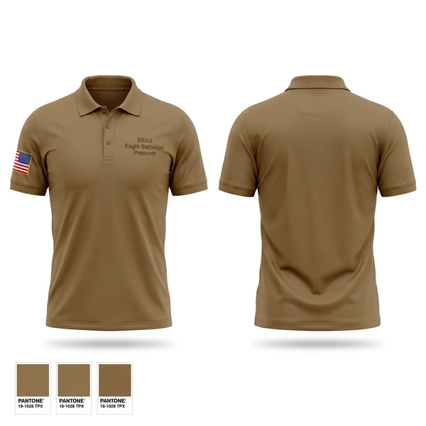 Short Sleeve Performance Polo, ERAU Eagle Battalion Prescott, Army, Teamtime, Team time, sublimation, custom sports apparel, team uniforms, spirit wear, spiritwear, sports uniforms, custom shirts, team store, custom team store, fundraiser sports, apparel fundraiser