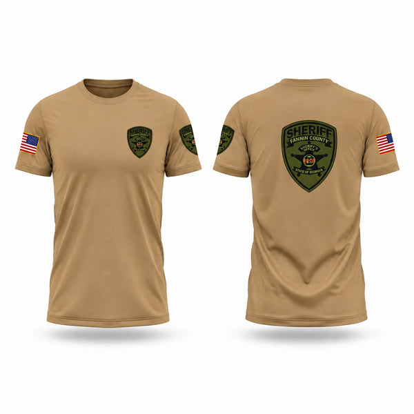 Short Sleeve Performance Shirt, Fannin County Sheriff’s Office, Police, Teamtime, Team time, sublimation, custom sports apparel, team uniforms, spirit wear, spiritwear, sports uniforms, custom shirts, team store, custom team store, fundraiser sports, apparel fundraiser