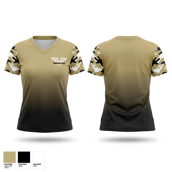 Womens Short Sleeve Vneck Shirt, Briscoe Band, Spirit Store, Teamtime, Team time, sublimation, custom sports apparel, team uniforms, spirit wear, spiritwear, sports uniforms, custom shirts, team store, custom team store, fundraiser sports, apparel fundraiser