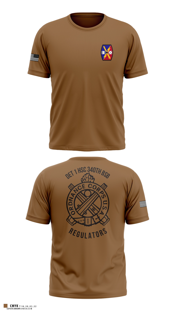 Short Sleeve Performance Shirt, DET 1 HSC 340TH BSB, Army, Teamtime, Team time, sublimation, custom sports apparel, team uniforms, spirit wear, spiritwear, sports uniforms, custom shirts, team store, custom team store, fundraiser sports, apparel fundraiser