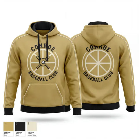 Hoodie, Conroe Baseball Club, Baseball, Teamtime, Team time, sublimation, custom sports apparel, team uniforms, spirit wear, spiritwear, sports uniforms, custom shirts, team store, custom team store, fundraiser sports, apparel fundraiser