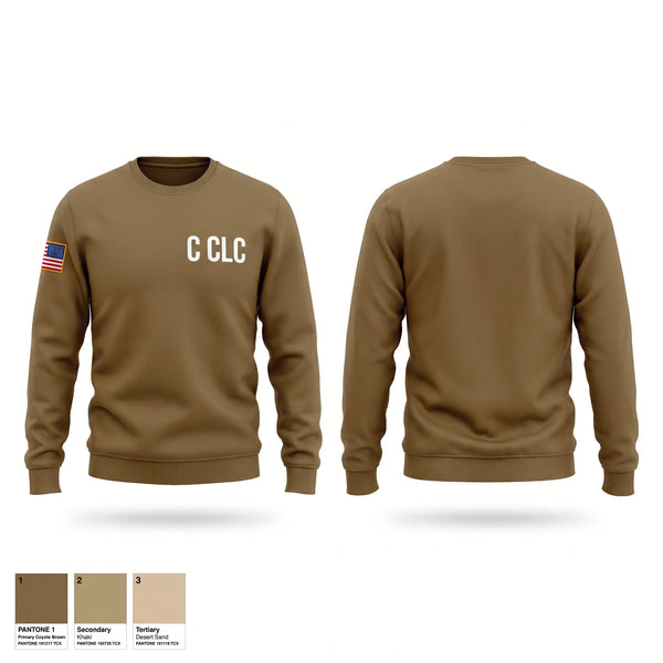 Crew Neck Sweatshirt, C CLC, National Guard, Teamtime, Team time, sublimation, custom sports apparel, team uniforms, spirit wear, spiritwear, sports uniforms, custom shirts, team store, custom team store, fundraiser sports, apparel fundraiser