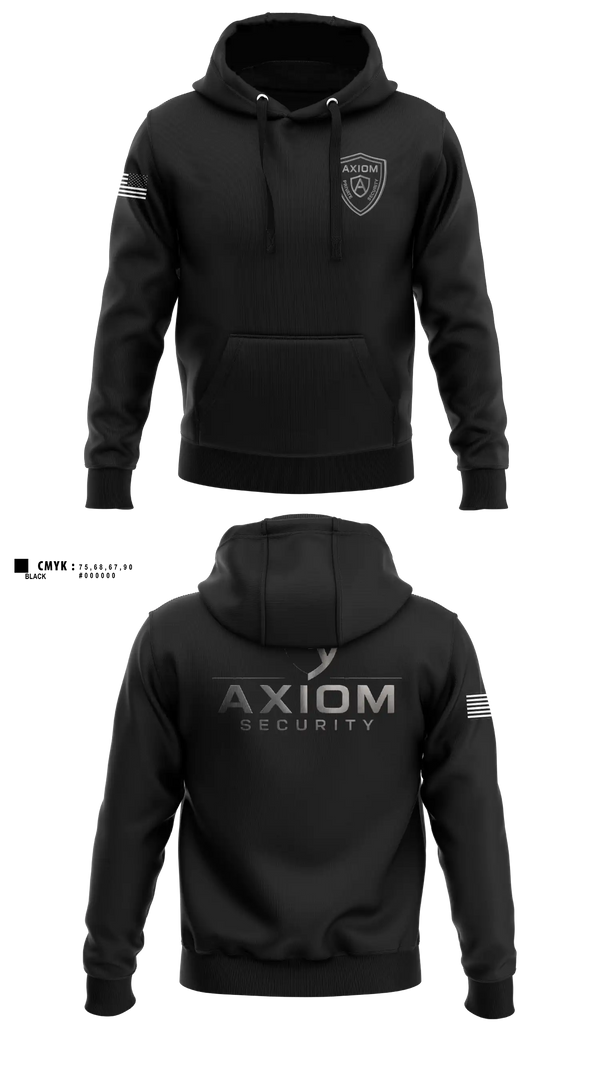 Hoodie, Axiom Security LLC, , Teamtime, Team time, sublimation, custom sports apparel, team uniforms, spirit wear, spiritwear, sports uniforms, custom shirts, team store, custom team store, fundraiser sports, apparel fundraiser