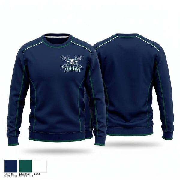 Crew Neck Sweatshirt, Morgan hill Toros 10u, Baseball, Teamtime, Team time, sublimation, custom sports apparel, team uniforms, spirit wear, spiritwear, sports uniforms, custom shirts, team store, custom team store, fundraiser sports, apparel fundraiser