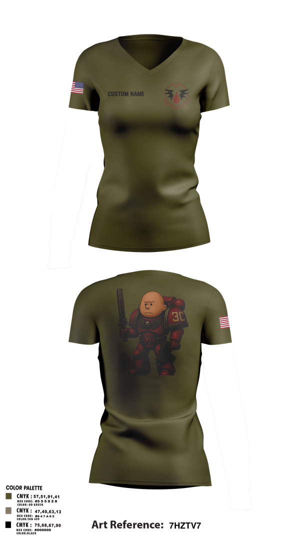 Womens Short Sleeve Performance Polo, CCo, 1-508PIR (OG), Army, Teamtime, Team time, sublimation, custom sports apparel, team uniforms, spirit wear, spiritwear, sports uniforms, custom shirts, team store, custom team store, fundraiser sports, apparel fundraiser
