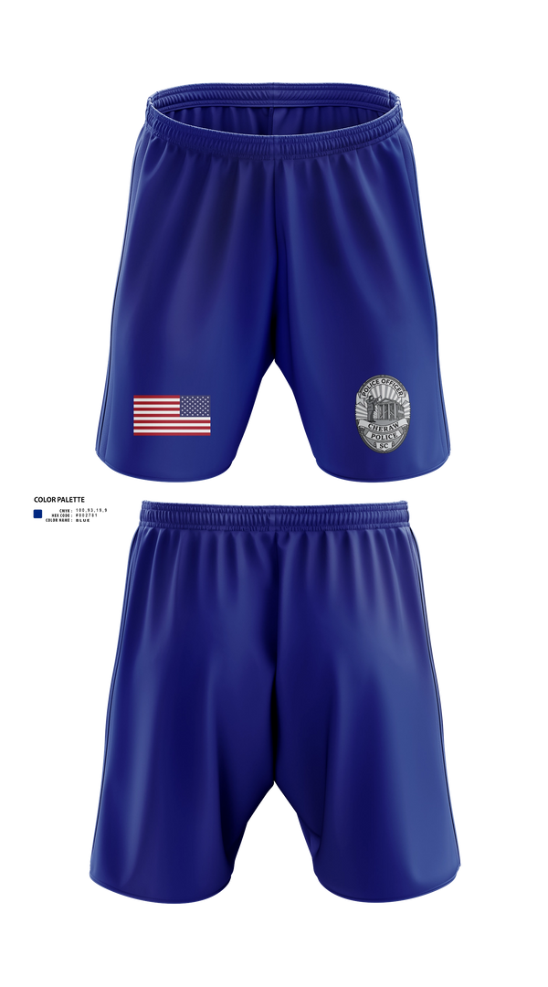 Athletic Shorts With Pockets, Cheraw, Police, Teamtime, Team time, sublimation, custom sports apparel, team uniforms, spirit wear, spiritwear, sports uniforms, custom shirts, team store, custom team store, fundraiser sports, apparel fundraiser